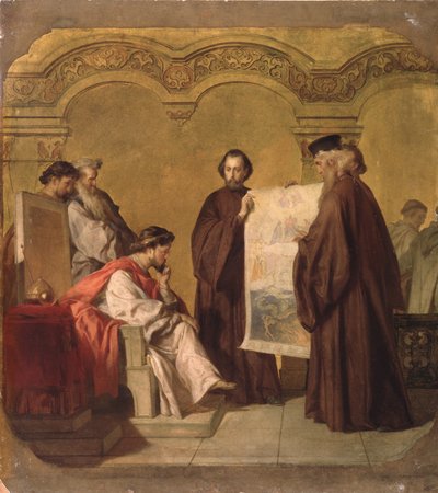 Velkovévoda Vladimír přijímá velvyslance od Vasili Petrovich Vereshchagin