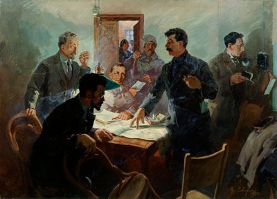 „Štáb Říjnové revoluce“, 1934. od Vasili Svarog