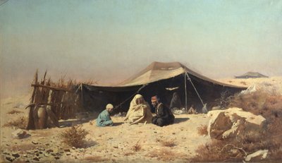 Arabové v poušti. Studium koránu od Vasili Vasilievich Vereshchagin