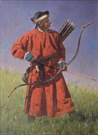 Bucharský voják Sarbaz od Vasili Vasilievich Vereshchagin