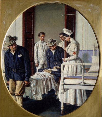 Ve vojenské nemocnici, 1901 od Vasili Vasilievich Vereshchagin