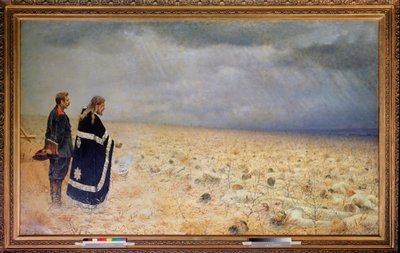 Poražení, rekviem (The Vanquished, Requiem) (Po obležení Plevenu (Plevna) v Bulharsku, rusko-turecká válka od Vasili Vasilievich Vereshchagin