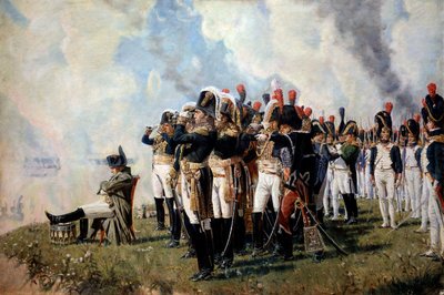 Napoleon Bonaparte na Borodino Hights, 1897 od Vasili Vasilievich Vereshchagin