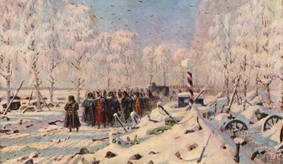 Na cestě - Ústup a útěk (barevná litografie) od Vasili Vasilievich Vereshchagin