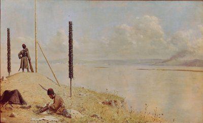 Piket na Dunaji, 1878-1879 od Vasili Vasilievich Vereshchagin