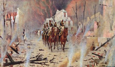 Návrat do Petrova paláce (barevná litografie) od Vasili Vasilievich Vereshchagin