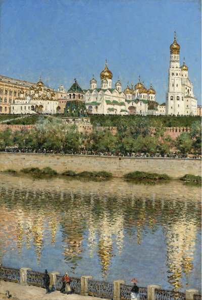 Pohled na moskevský Kreml od Vasili Vasilievich Vereshchagin