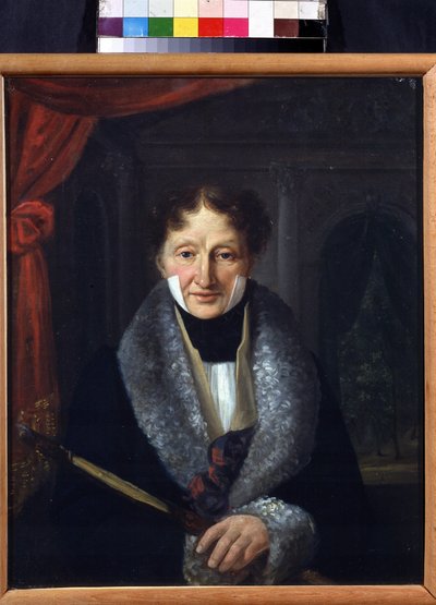 Portrét baletního mistra Charlese Louise Didelota (1767-1837) (Portrét baletního mistra Charlese Louise Didelota). Obraz Vasilije Venediktoviče Baranova (1792-1836). Olej na plátně, 46,5 x 37,5 cm od Vasili Venediktovich Baranov