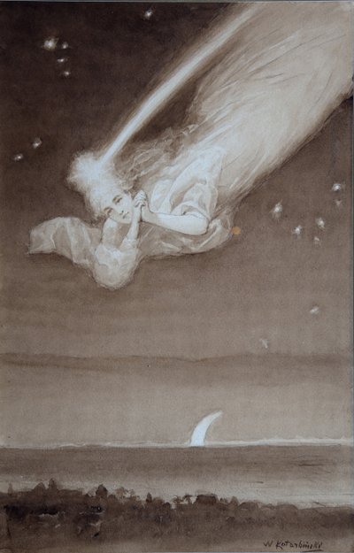Padající hvězda, 1910 od Vasilii Kotarbinsky