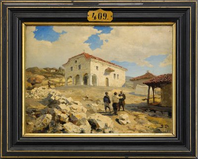 Kostel na Balkáně, 1877 od Vasilij Dmitrievich Polenov