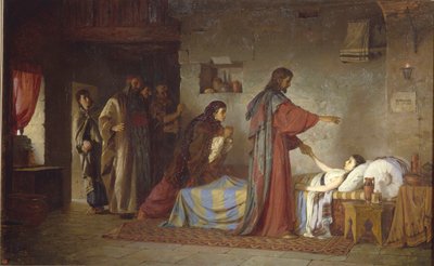 Vychování Jairovy dcery, 1871 od Vasilij Dmitrievich Polenov