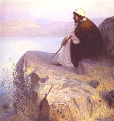 The Melancholy Daydream (olej na plátně) od Vasilij Dmitrievich Polenov