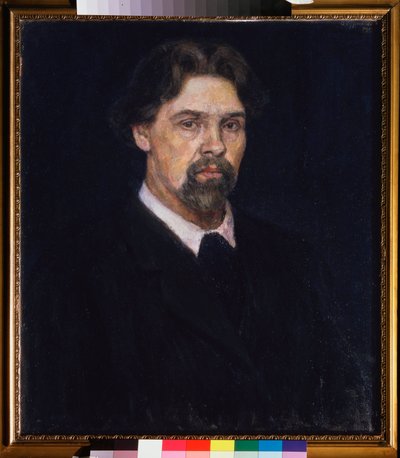 Autoportrét - Autoportrét - Malba Vasilije Ivanoviče Sourikova (Vasily Surikov nebo Vasilij Surikow) (1848-1916), olej na plátně od Vasilij Ivanovic Surikov