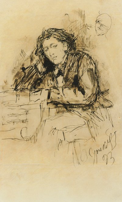 Portrét skladatele Antona Rubinsteina 1829-1894, 1893. od Vasilij Ivanovic Surikov