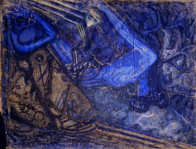 Truchlení nad smrtí Michaila Vrubela, 1910-1911 od Vasily Ivanovich Denisov
