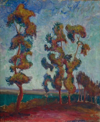 The Young Oaks, 1915 od Vasily Ivanovich Denisov
