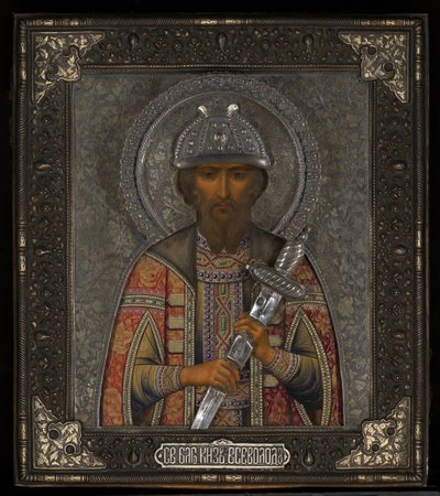 Svatý Vsevolod Mstislavich, kníže Pskov od Vasily Pavlovich Guryanov