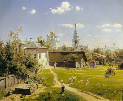 Moskevské nádvoří od Vasily Polenov