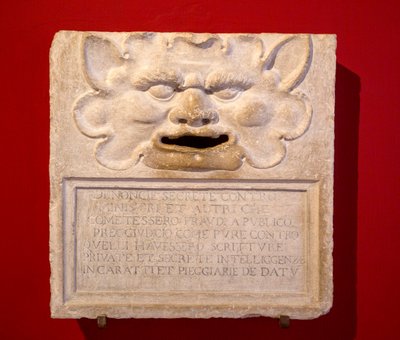 Ústa pravdy (Bocca di Leone) (mramor) od Venetian School