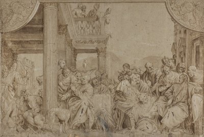 Kristus v domě Simona, konec 17.-začátek 18. století od Veronese