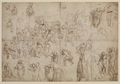 Studie pro Krista nesoucího kříž, 1571 circ od Veronese