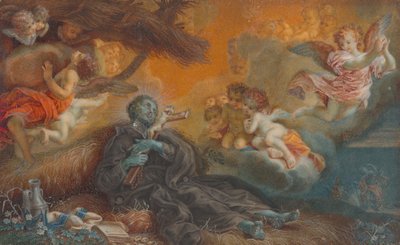 Smrt sv. Františka Xaverského, ca. 1750. od Veronica Stern