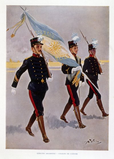 Kadeti argentinské armády v praxi od Vicente Blasco Ibanez