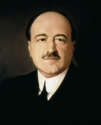 Portrét Vicenteho BLASCA IBANEZE (1867-1928), španělského spisovatele, novináře a politika (olej na plátně) od Vicente Blasco Ibanez