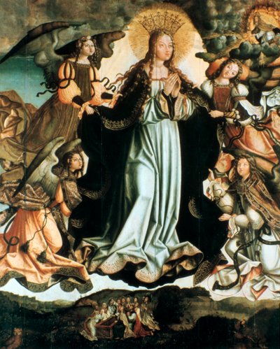 Nanebevzetí Panny Marie, c1491-1518 od Vicente Gil