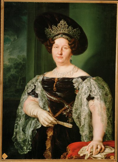 Marie Kristýna Bourbonská, čtvrtá manželka Fernanda VII (malba na plátně) od Vicente Lopez y Portana