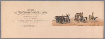 Historický průvod u druhého stého výročí Utrechtské univerzity aplikovaných věd, 1836 (titulní tisk) Přiblížení nizozemských armád k Ostende, 3. července 1600, den po vítězství u Nieuwpoortu; podle kroje daného H H Stud od Victor Adam