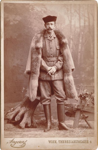 Rudolf, korunní princ Rakouska 1858-1889, 1889. od Victor Angerer