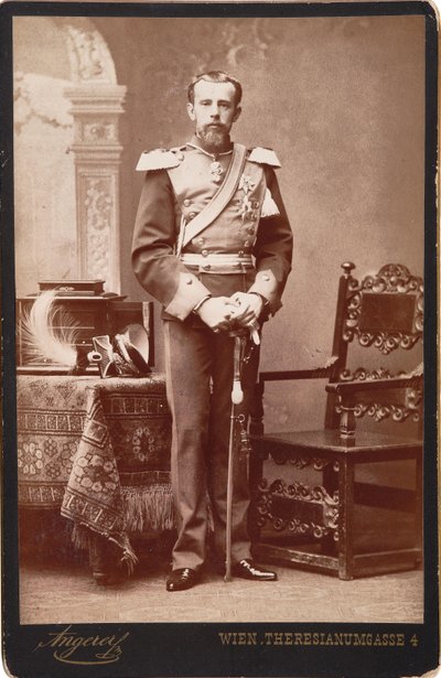 Rudolf, korunní princ Rakouska 1858-1889, asi 1885. od Victor Angerer