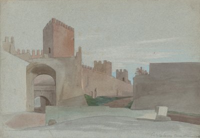 Porta San Lorenzo, Řím od Victor François Eloi Biennourry