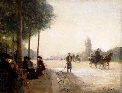Champs Elysees, Paříž, od Victor Gabriel Gilbert