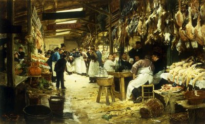 Tržiště, 1885 od Victor Gabriel Gilbert