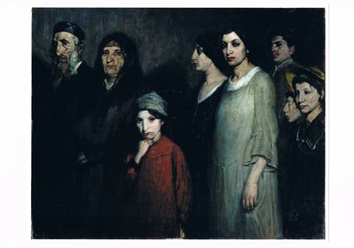 Emigranti, asi 1910 (olej na plátně) od Victor Hageman
