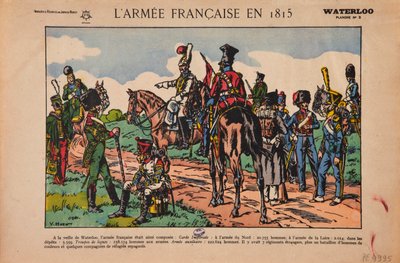 Francouzská armáda v roce 1815, Waterloo, kolem roku 1920 od Victor Huen