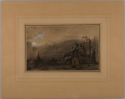 Krajina s hradem od Victor Hugo