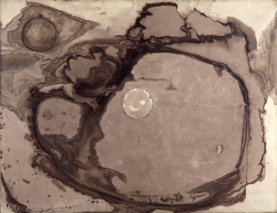 Planety, 1857 (inkoust a mytí na papíře) od Victor Hugo