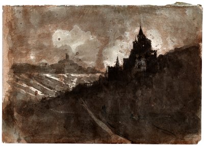 Údolí Rýna, cca 1850 od Victor Hugo