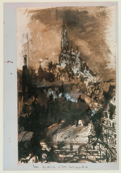 Staré město v Normandii od Victor Hugo