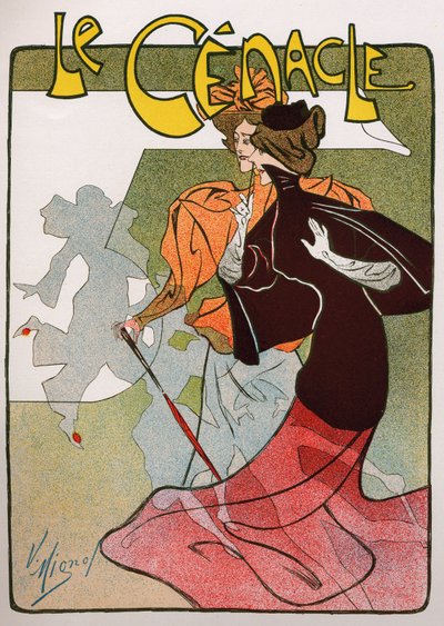 Večeradlo, Belgie, konec 19. století (plakát) od Victor Mignot