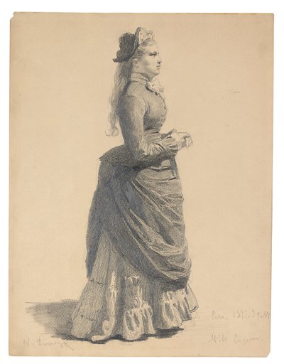 slečno Eugenie od Victor Mikhailovich Vasnetsov