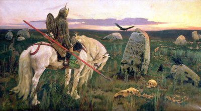 Rytíř na rozcestí, 1882 od Victor Mikhailovich Vasnetsov