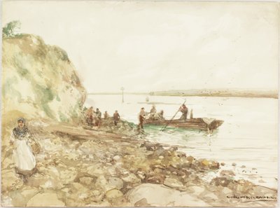 Rybolov Coble (wc na palubě) od Victor Noble Rainbird