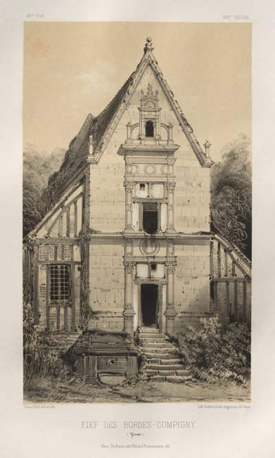 ...pl. 81, FIEf Des Bordes-Compigny Yonne, 1860. od Victor Petit