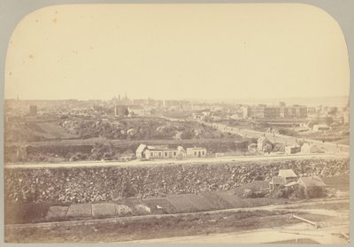 Pl. XVII. Panoramatický výhled na západ od muzea od Victor Prevost, Gaston L. Feuardent and Co., New York