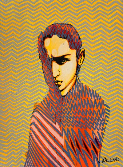 Grafika pro mládež: Zigzag Gaze od Victor Tkachenko