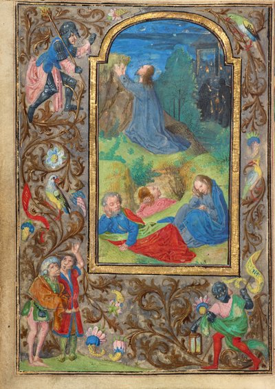 Agónie v zahradě od Vienna Master of Mary of Burgundy